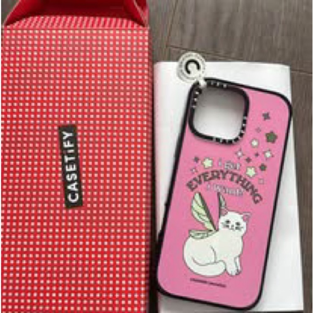 Casetify Pink Cat Phone 16 ProMax Case